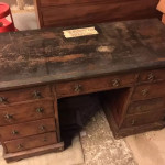 Wooden desk