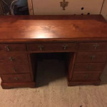 Wooden desk