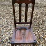 Dark wooden chair
