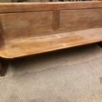 Wooden bench