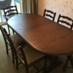 Wooden table and chairs