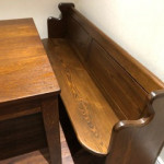 Wooden bench