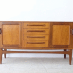 Long wooden unit