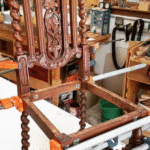 Glued chair